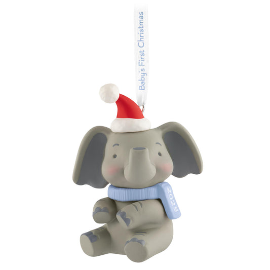 Baby Boy's 1st Christmas, Elephant — 2025 Hallmark Keepsake Christmas Ornament
