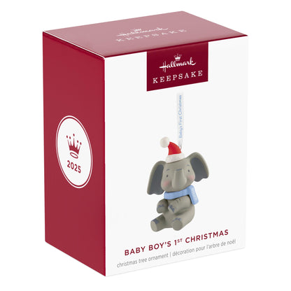 Baby Boy's 1st Christmas, Elephant — 2025 Hallmark Keepsake Christmas Ornament