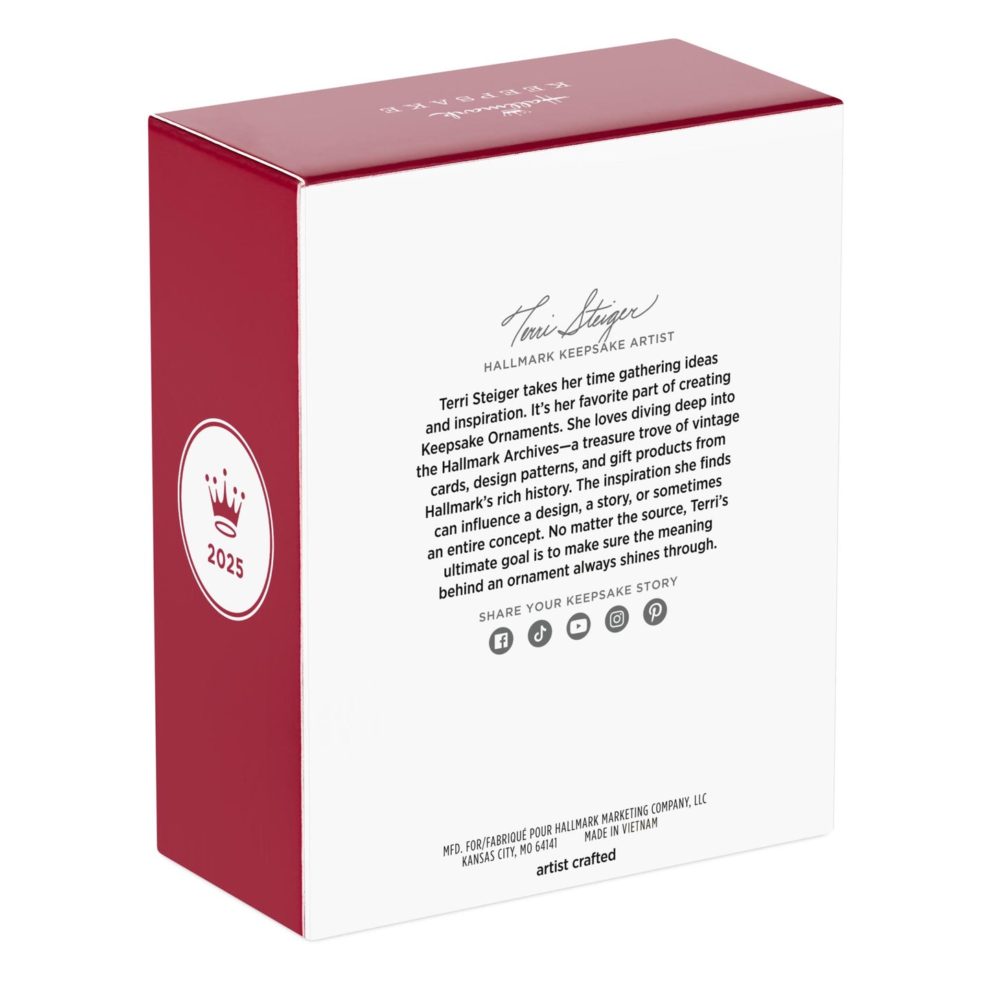 Deck the Shelves — 2025 Hallmark Keepsake Christmas Ornament