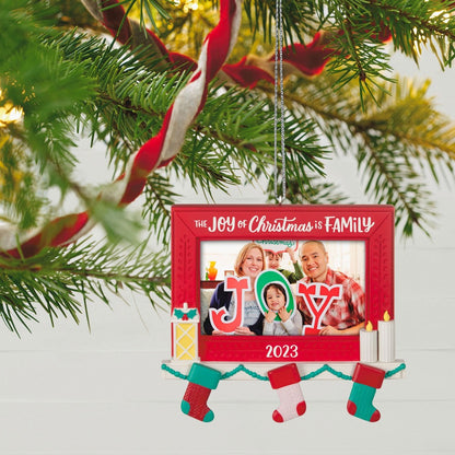 Family Joy Photo Frame — Hallmark Keepsake Christmas Ornament