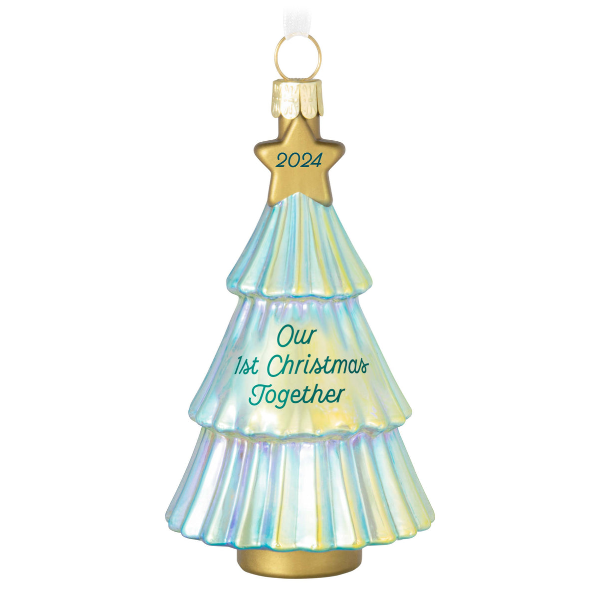 Hallmark 2024 Our First Christmas Together Glass Ornament