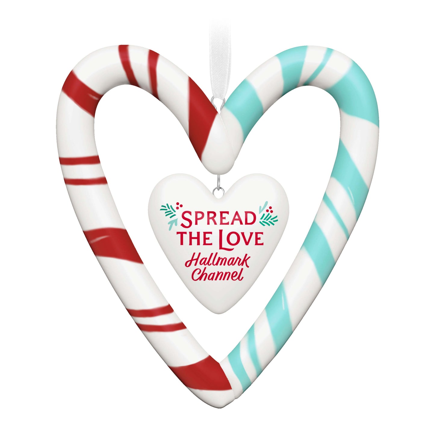 Hallmark Channel, Spread the Love (Porcelain) — Hallmark Keepsake Christmas Ornament