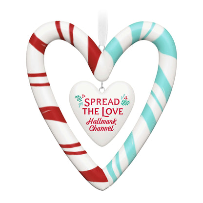 Hallmark Channel, Spread the Love (Porcelain) — Hallmark Keepsake Christmas Ornament