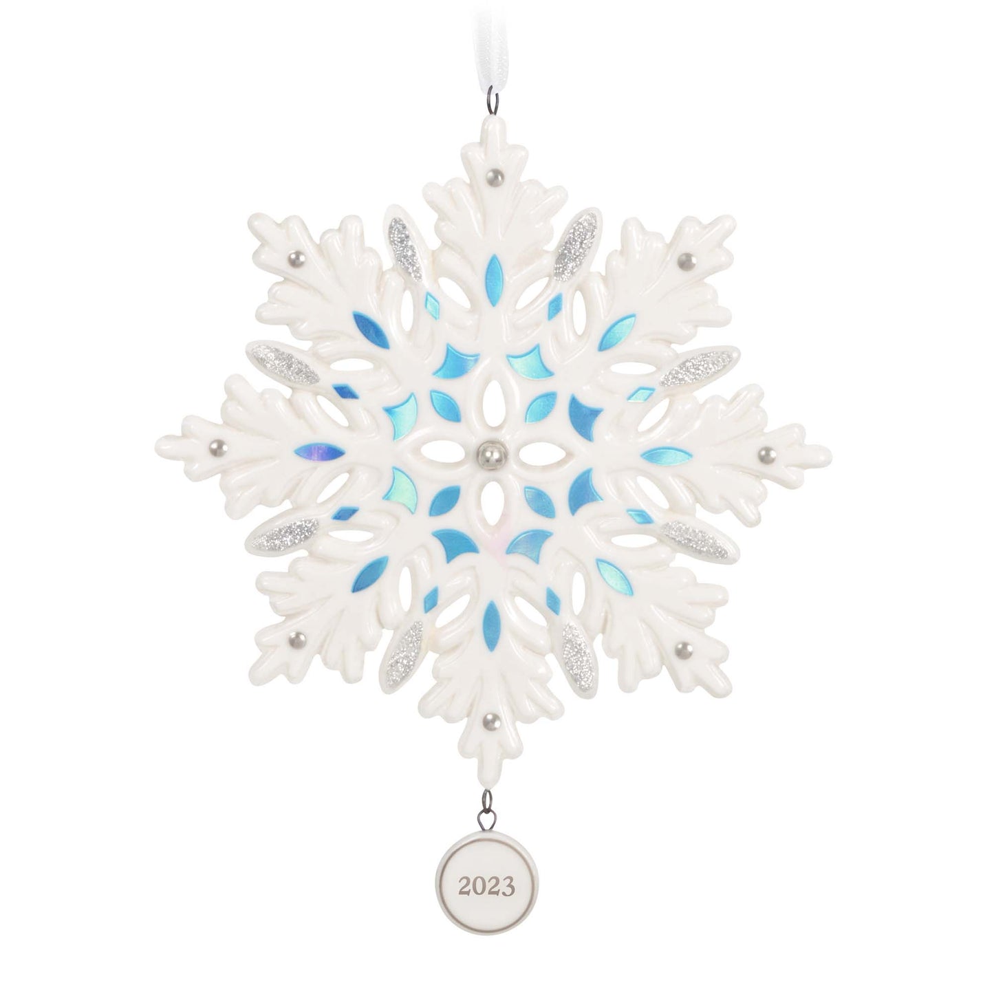 Snowflake (Porcelain) — 2023 Hallmark Keepsake Christmas Ornament