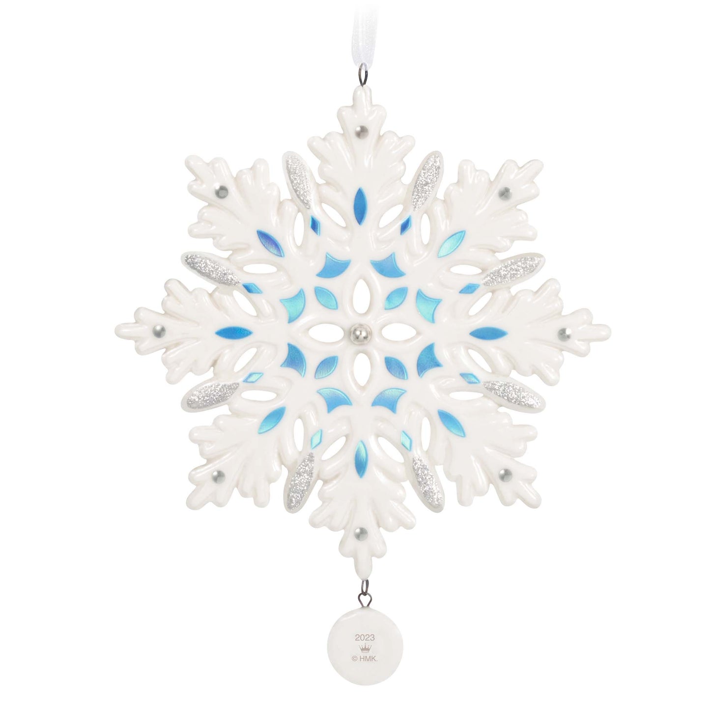 Snowflake (Porcelain) — 2023 Hallmark Keepsake Christmas Ornament