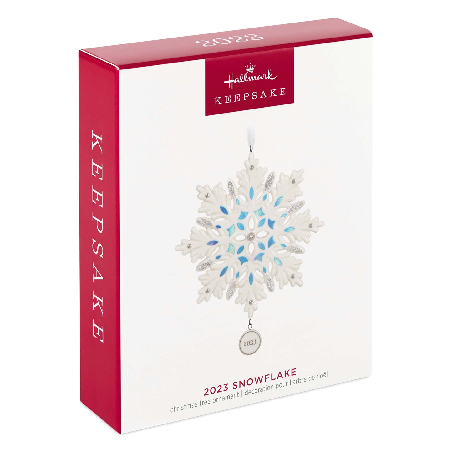 Snowflake (Porcelain) — 2023 Hallmark Keepsake Christmas Ornament