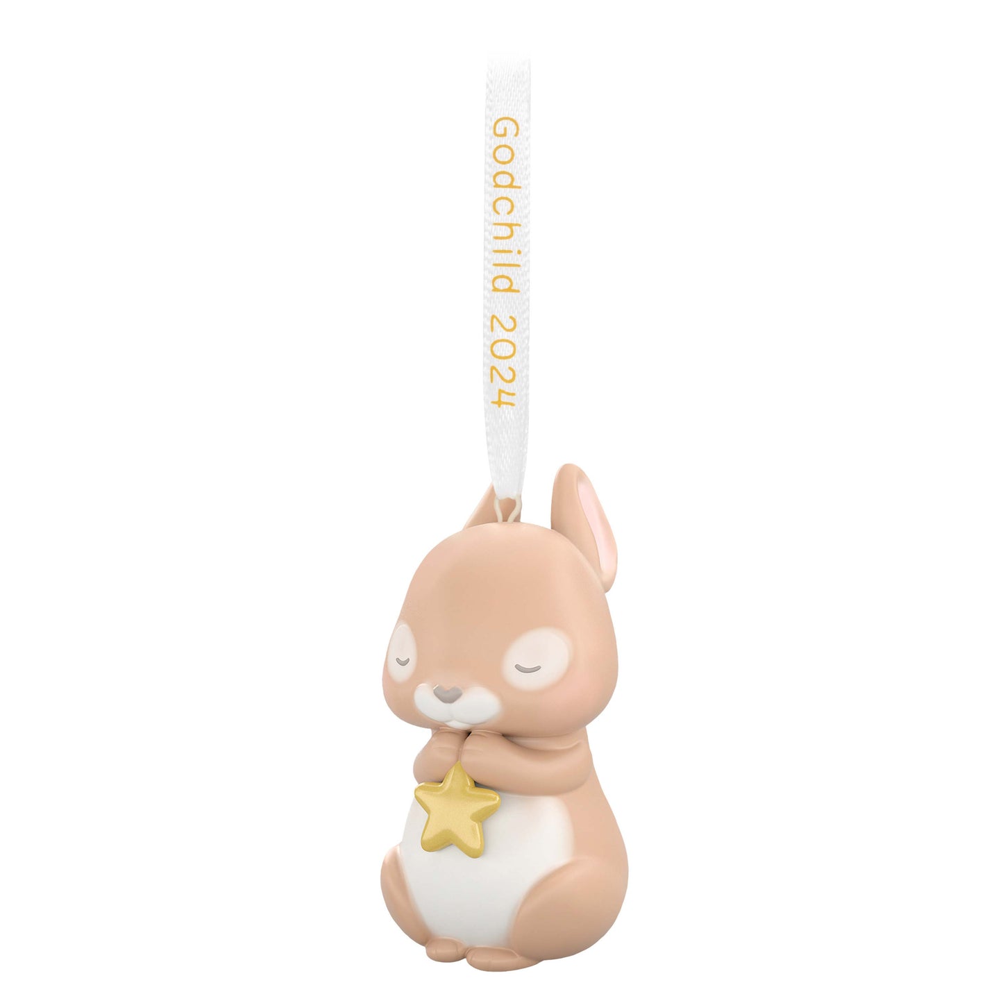 Godchild Bunny (Porcelain) — Hallmark Keepsake Christmas Ornament