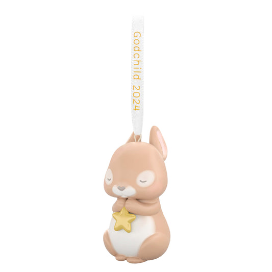 Godchild Bunny (Porcelain) — Hallmark Keepsake Christmas Ornament