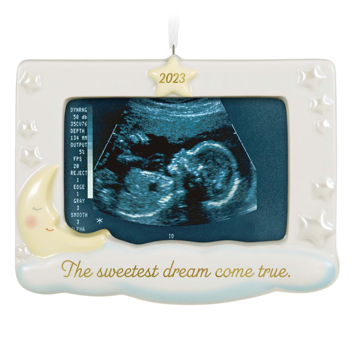 Sweetest Dream Come True Photo Frame (Porcelain) — Hallmark Keepsake Christmas Ornament
