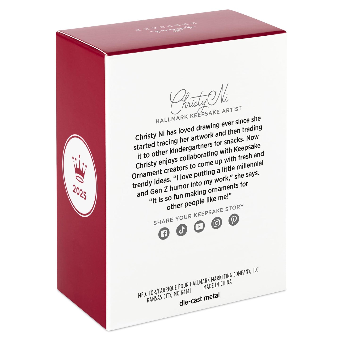 Key to My Heart — 2025 Hallmark Keepsake Christmas Ornament