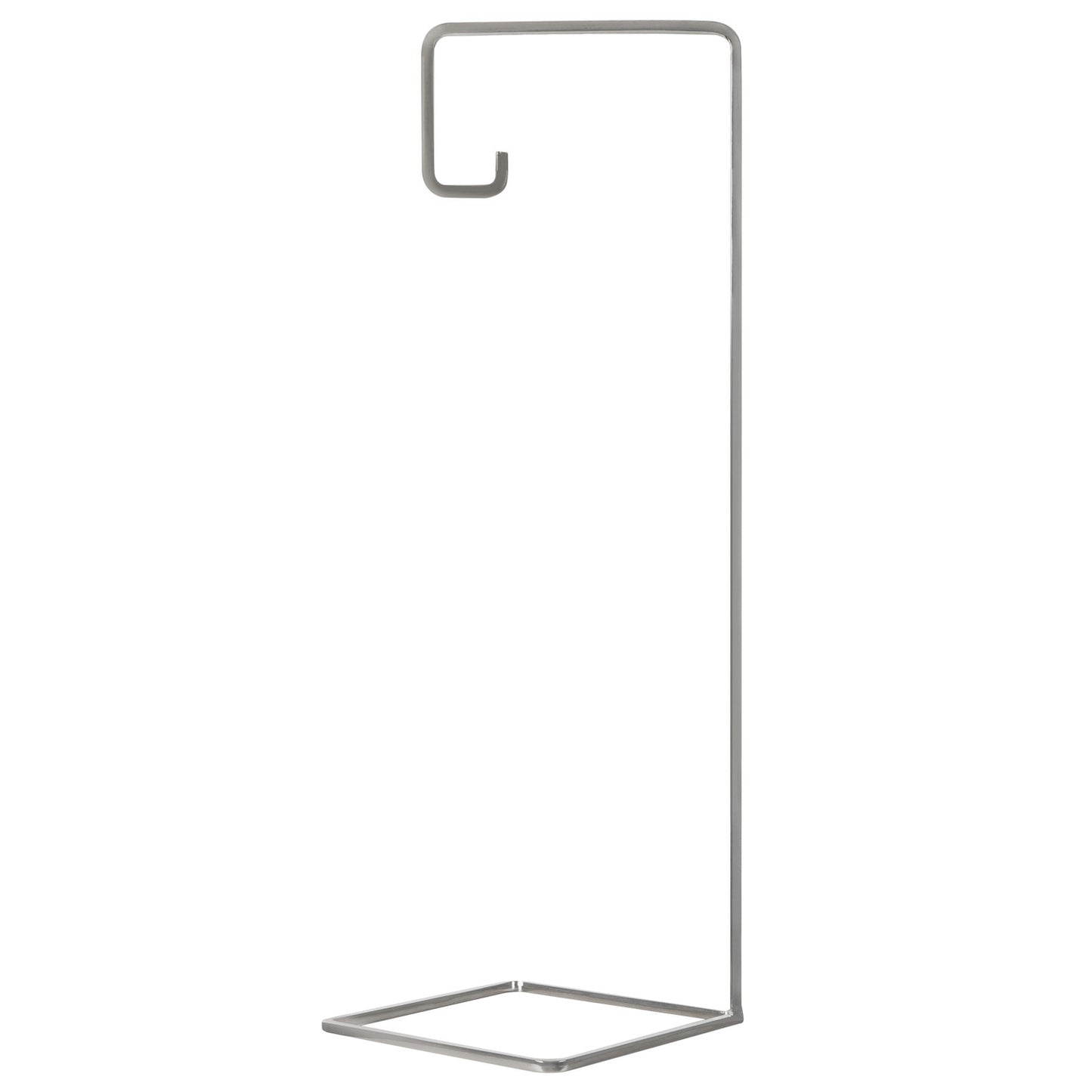 Silver, Metal — 2026 Hallmark Keepsake 10.25" Christmas Ornament Stand in a sleek, minimalist design, featuring a tall, angled view.