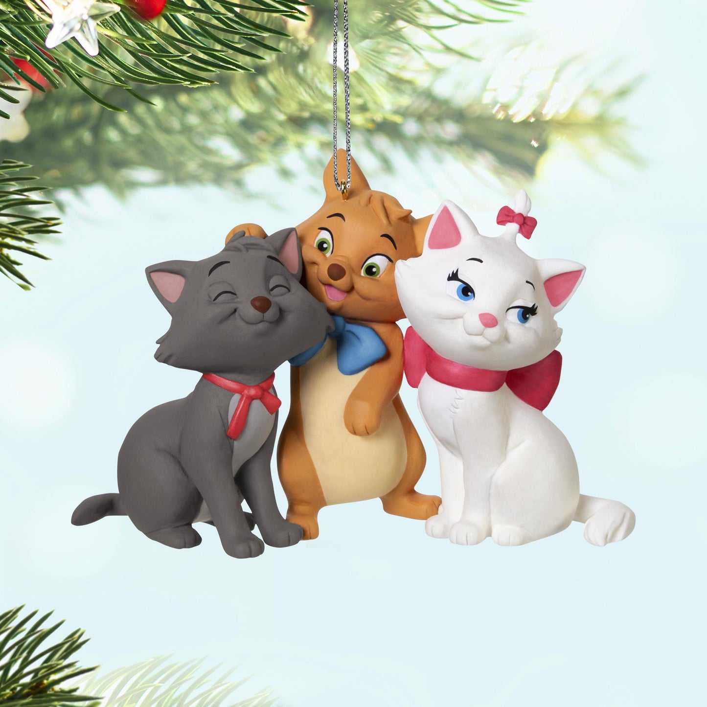 Disney's The Aristocats: Berlioz Toulouse & Marie — 2025 Hallmark Keepsake Christmas Ornament