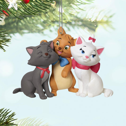 Disney's The Aristocats: Berlioz Toulouse & Marie — 2025 Hallmark Keepsake Christmas Ornament