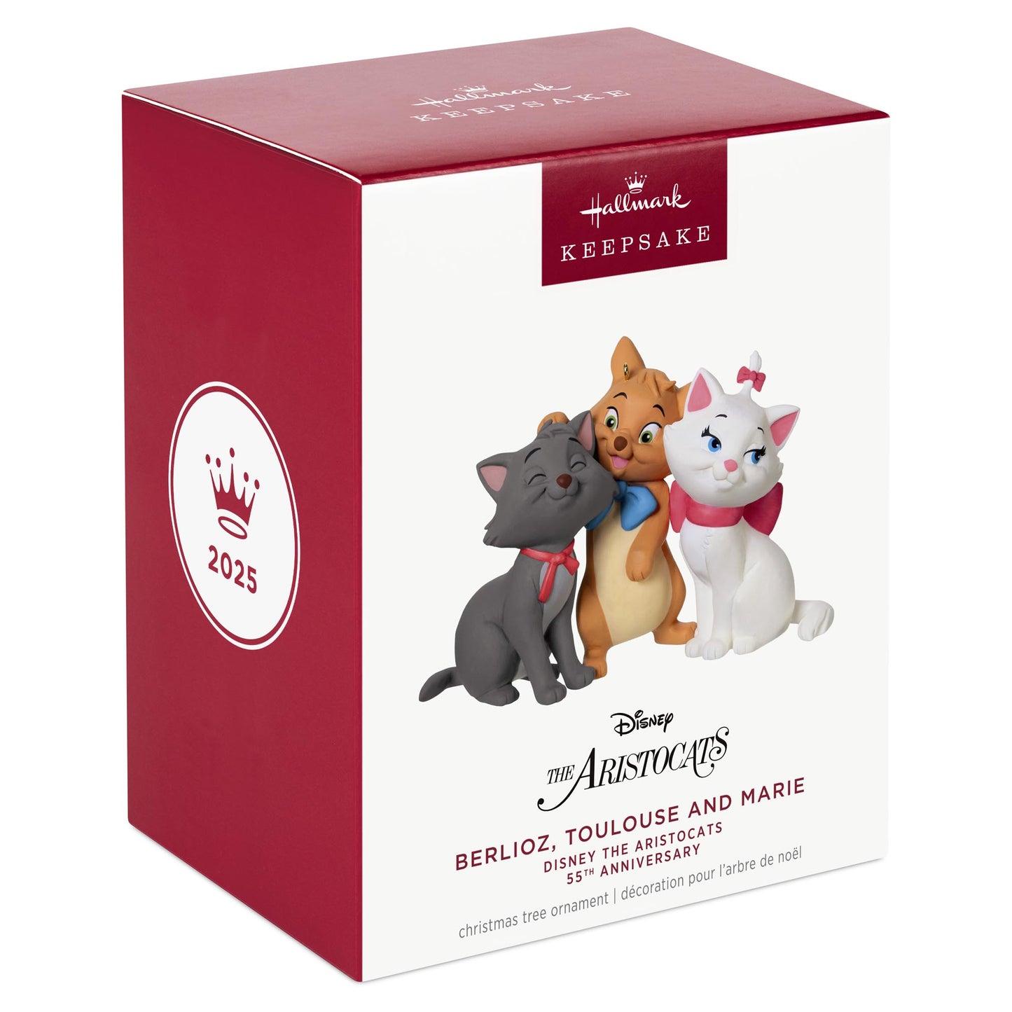 Disney's The Aristocats: Berlioz Toulouse & Marie — 2025 Hallmark Keepsake Christmas Ornament