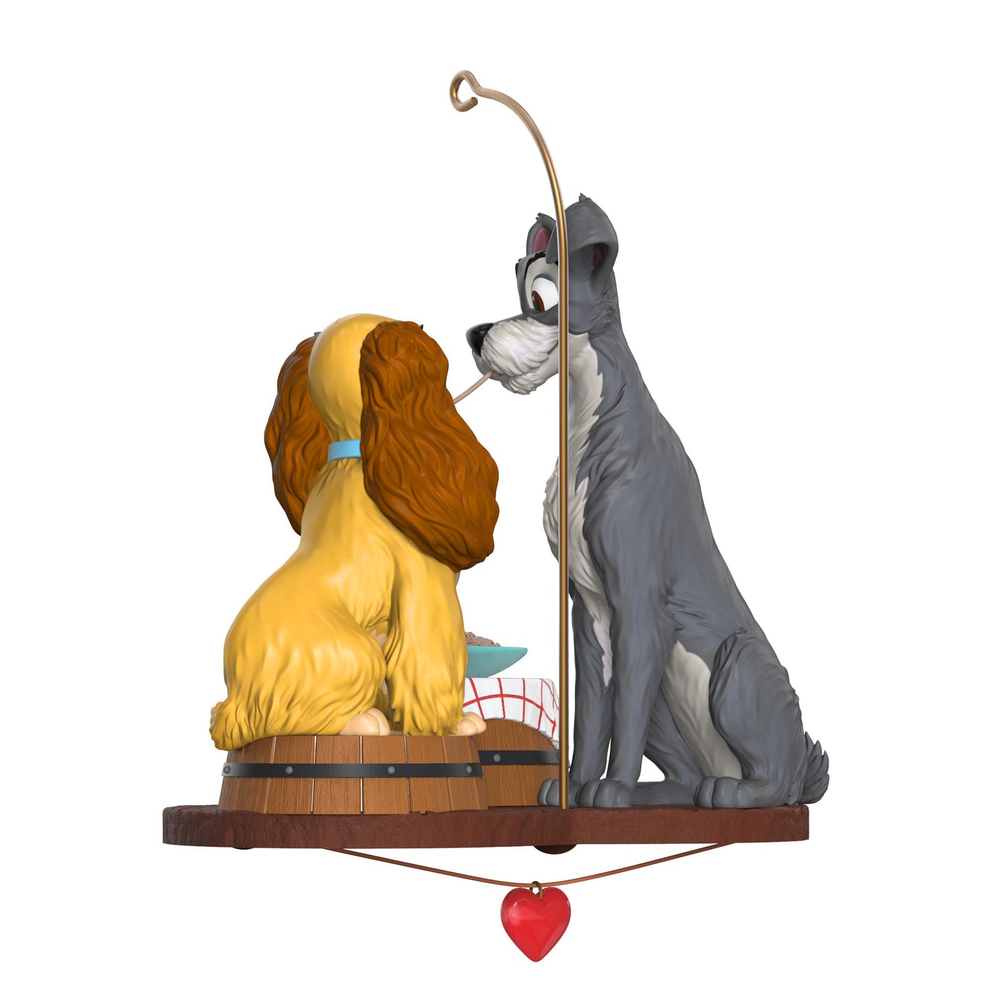 Disney Lady and the Tramp 70th Anniversary, Spaghetti Supper — 2025 Hallmark Keepsake Christmas Ornament