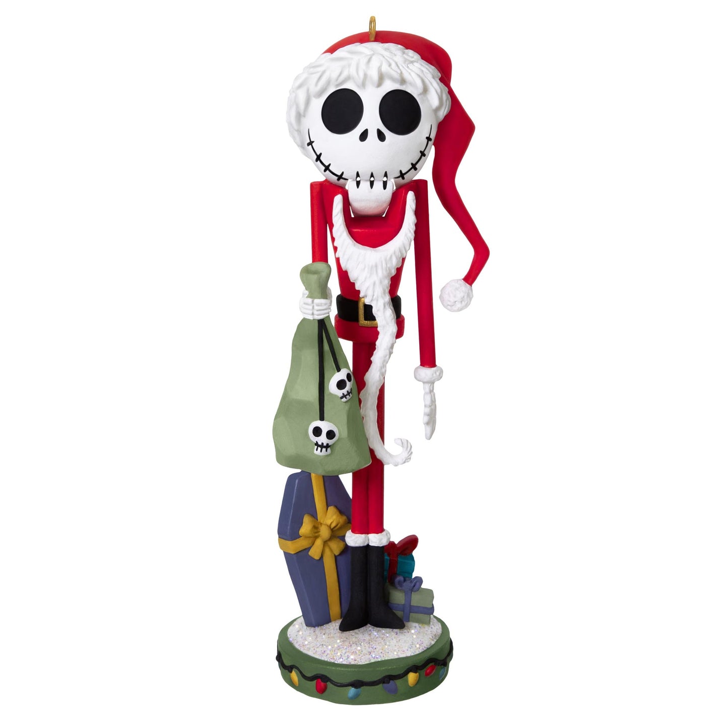 Disney Tim Burton's The Nightmare Before Christmas, Santa Jack Skellington Nutcracker — 2025 Hallmark Keepsake Christmas Ornament