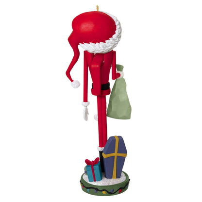 Disney Tim Burton's The Nightmare Before Christmas, Santa Jack Skellington Nutcracker — 2025 Hallmark Keepsake Christmas Ornament