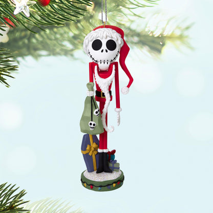 Disney Tim Burton's The Nightmare Before Christmas, Santa Jack Skellington Nutcracker — 2025 Hallmark Keepsake Christmas Ornament