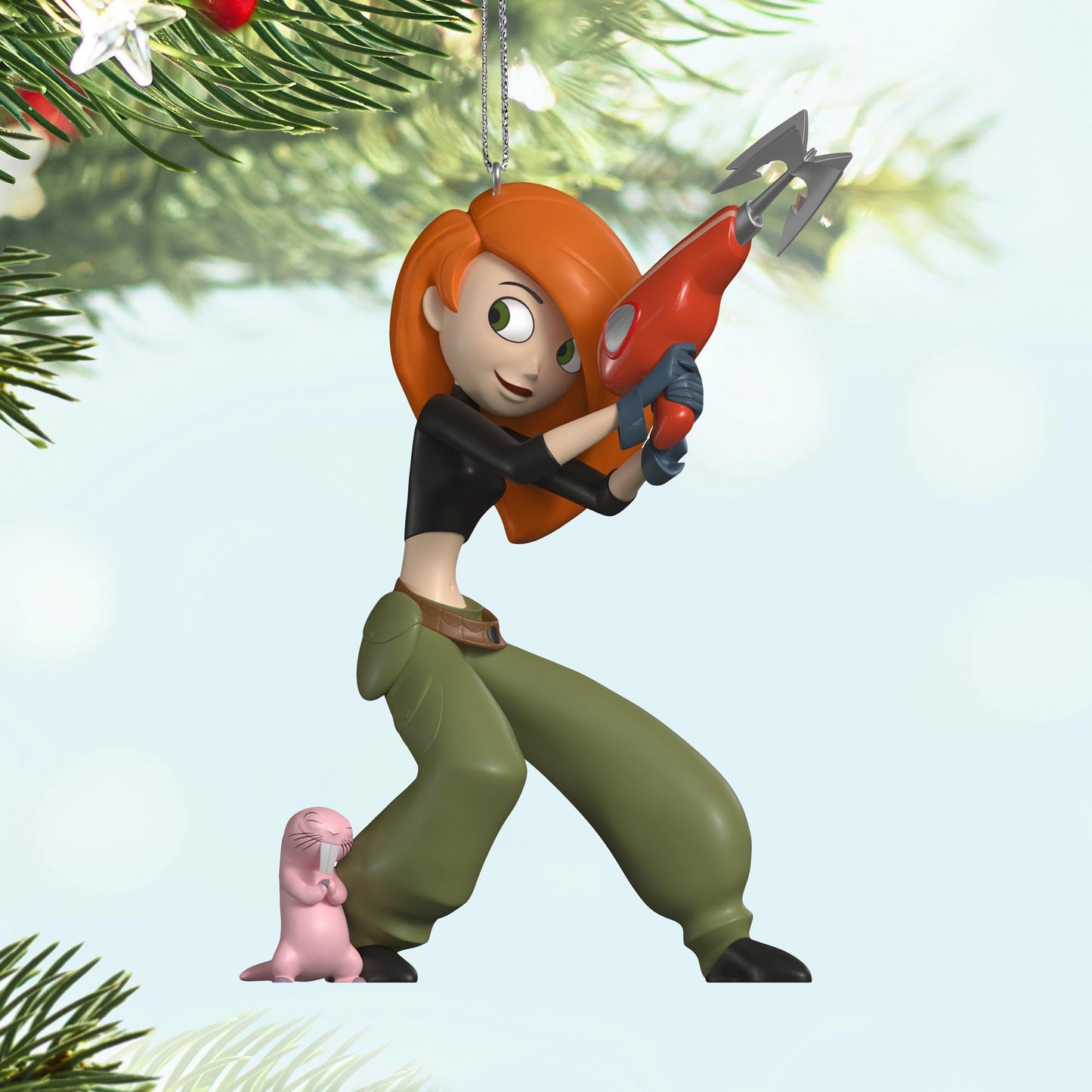 Disney Kim Possible, Kim and Rufus — 2025 Hallmark Keepsake Christmas Ornament