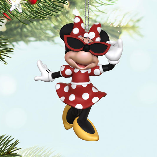 Disney Minnie Mouse, Sunny Chic — 2025 Hallmark Keepsake Christmas Ornament