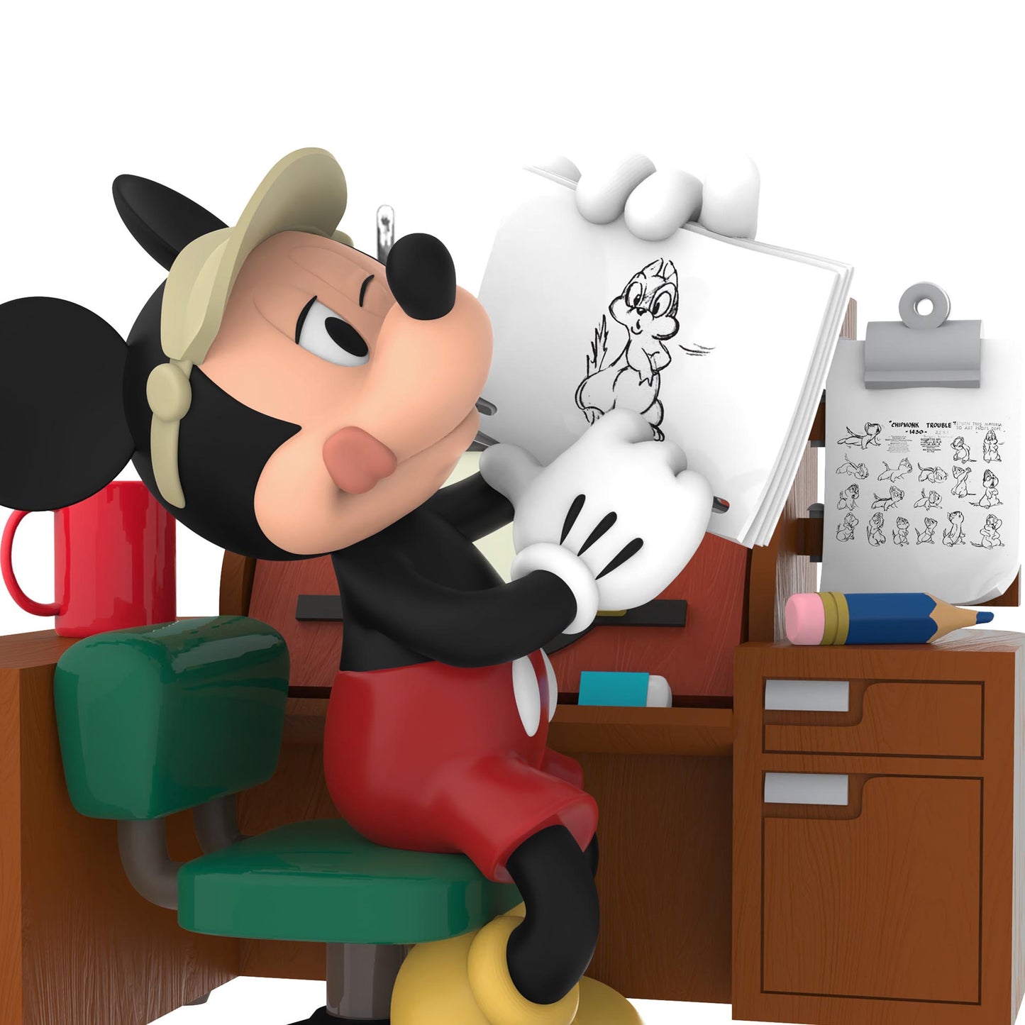Disney Mickey Mouse, From Sketch to Screen — 2025 Hallmark Keepsake Christmas Ornament