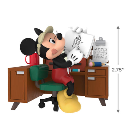 Disney Mickey Mouse, From Sketch to Screen — 2025 Hallmark Keepsake Christmas Ornament