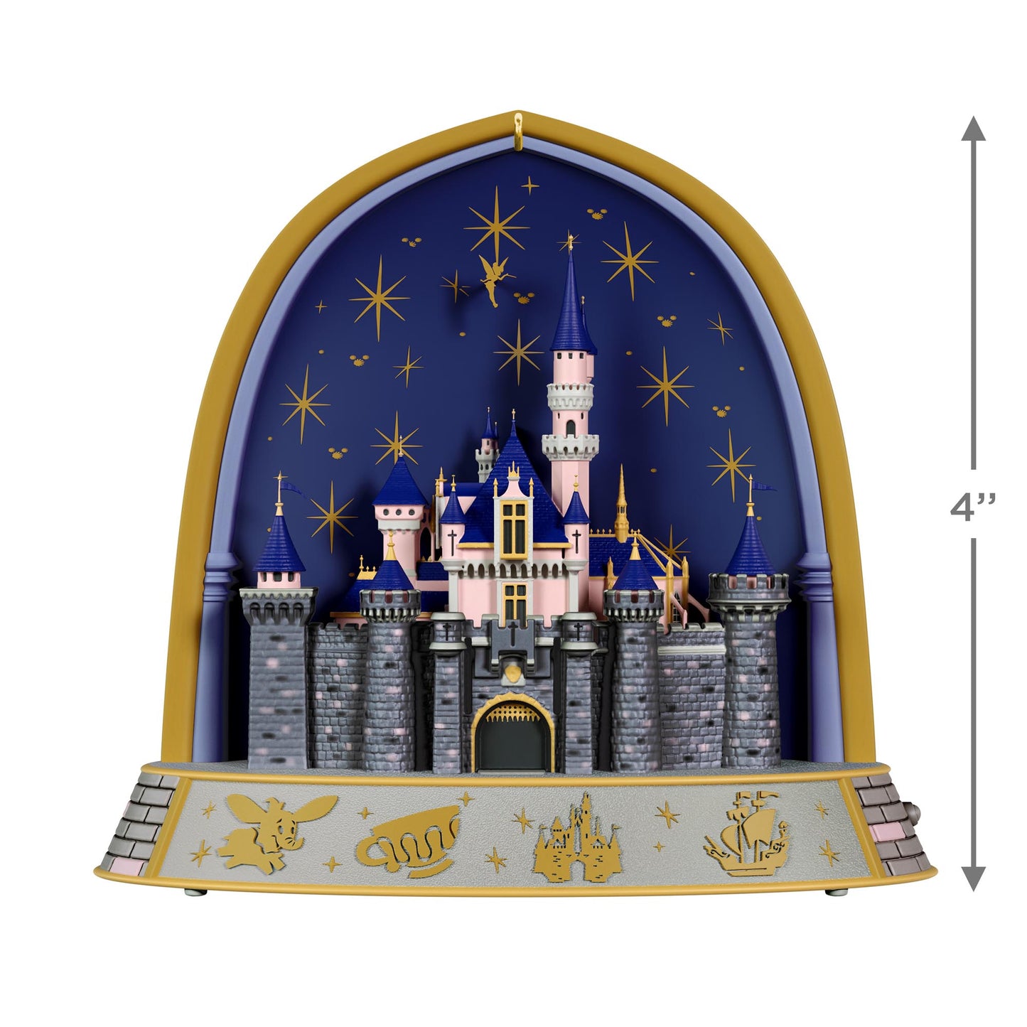 Disneyland 70th Anniversary, A Magical Celebration Musical Ornament With Light — 2025 Hallmark Keepsake Christmas Ornament