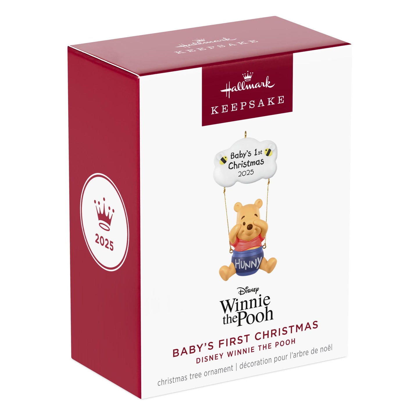 Disney Winnie the Pooh, Baby's First Christmas — 2025 Hallmark Keepsake Christmas Ornament