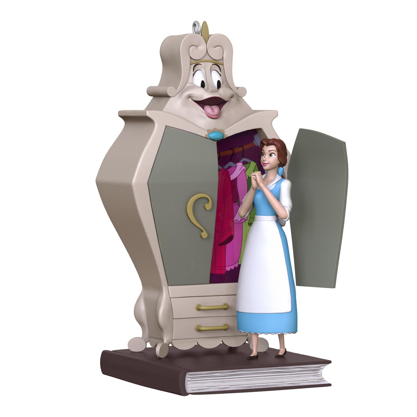 Disney Beauty and the Beast, Belle With the Wardrobe — 2025 Hallmark Keepsake Christmas Ornament