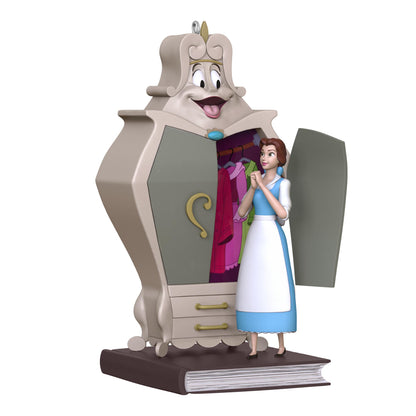Disney Beauty and the Beast, Belle With the Wardrobe — 2025 Hallmark Keepsake Christmas Ornament