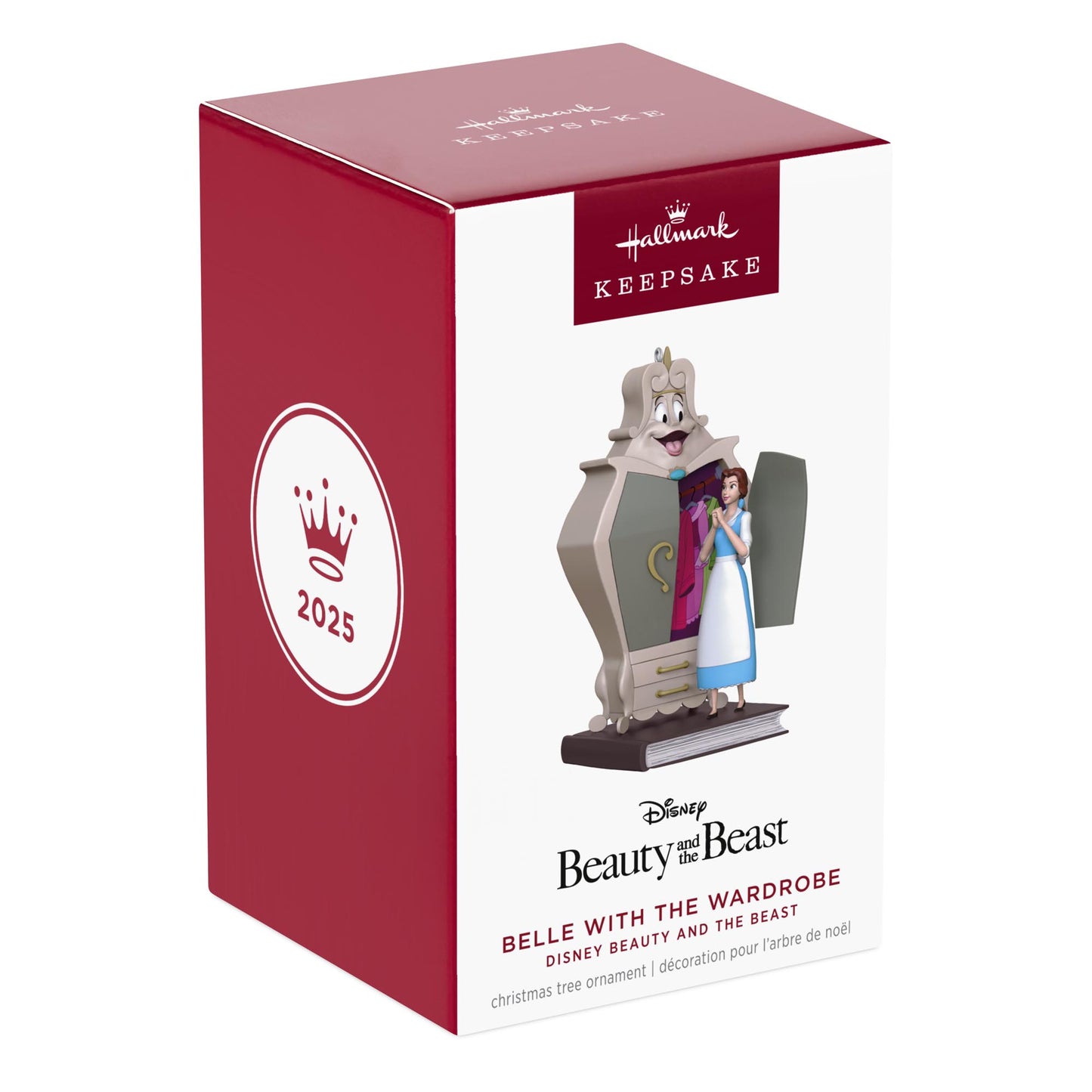 Disney Beauty and the Beast, Belle With the Wardrobe — 2025 Hallmark Keepsake Christmas Ornament