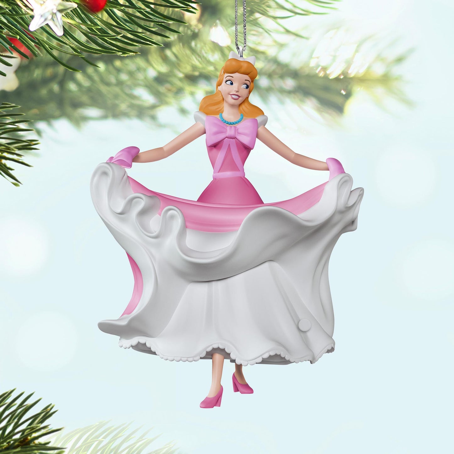 Disney, Cinderella A Lovely Dress for Cinderelly Musical Ornament — 2025 Hallmark Keepsake Christmas Ornament