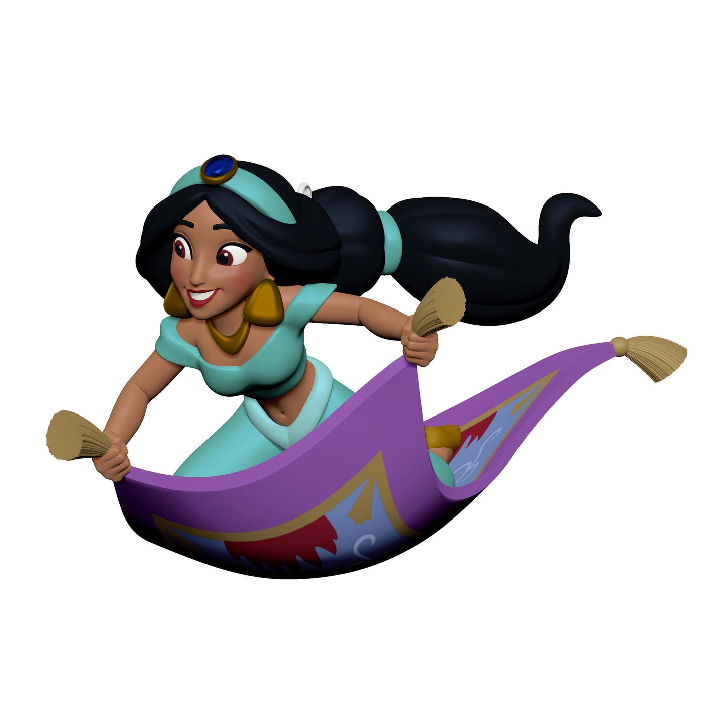 Disney Aladdin, Jasmine's Magic Carpet Ride — 2025 Hallmark Keepsake Christmas Ornament