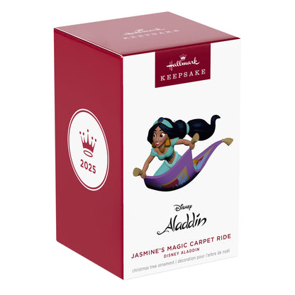 Disney Aladdin, Jasmine's Magic Carpet Ride — 2025 Hallmark Keepsake Christmas Ornament
