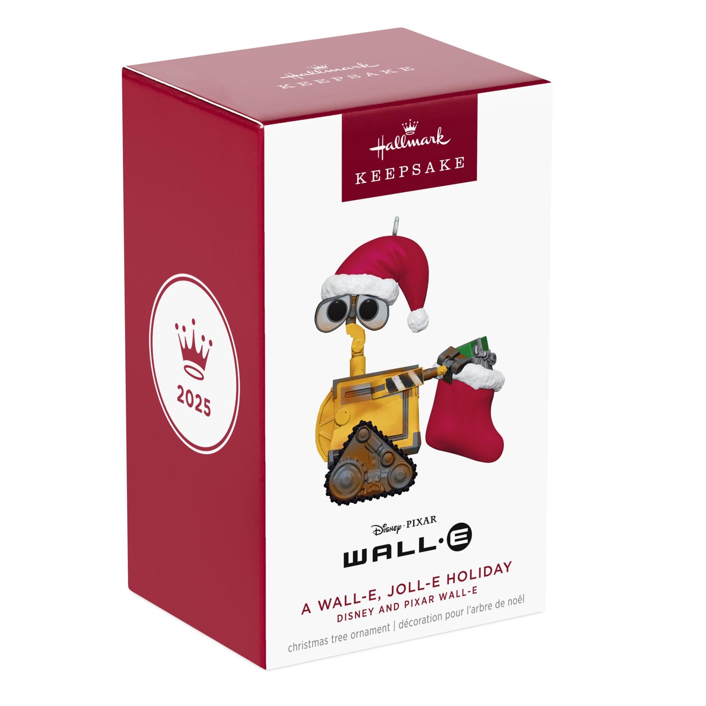 Disney and Pixar Wall-E, A Wall-E, Joll-E Holiday — 2025 Hallmark Keepsake Christmas Ornament