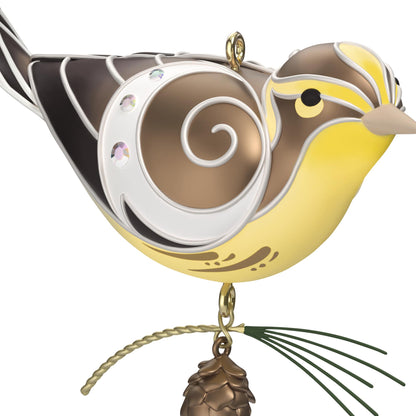 Lady Blackburnian Warbler — 2025 Hallmark Keepsake Christmas Ornament