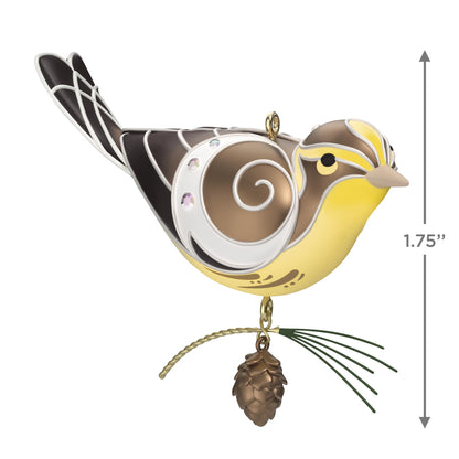Lady Blackburnian Warbler — 2025 Hallmark Keepsake Christmas Ornament