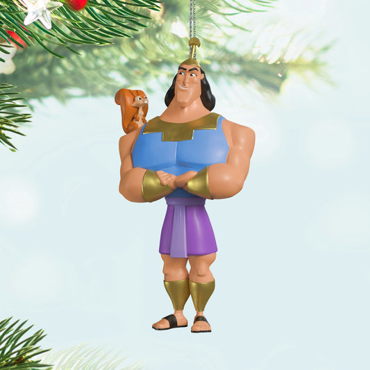 Disney The Emperor's New Groove, Kronk and the Squirrel — 2025 Hallmark Keepsake Christmas Ornament