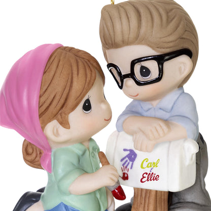 Disney and Pixar Up, Carl and Ellie (Precious Moments) — 2025 Hallmark Keepsake Christmas Ornament