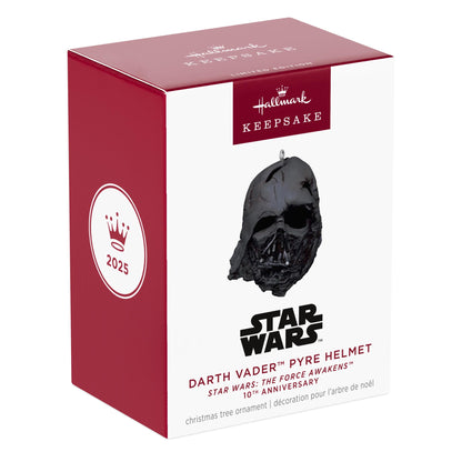 Star Wars™, Darth Vader Pyre Helmet — 2025 Hallmark Keepsake Christmas Ornament