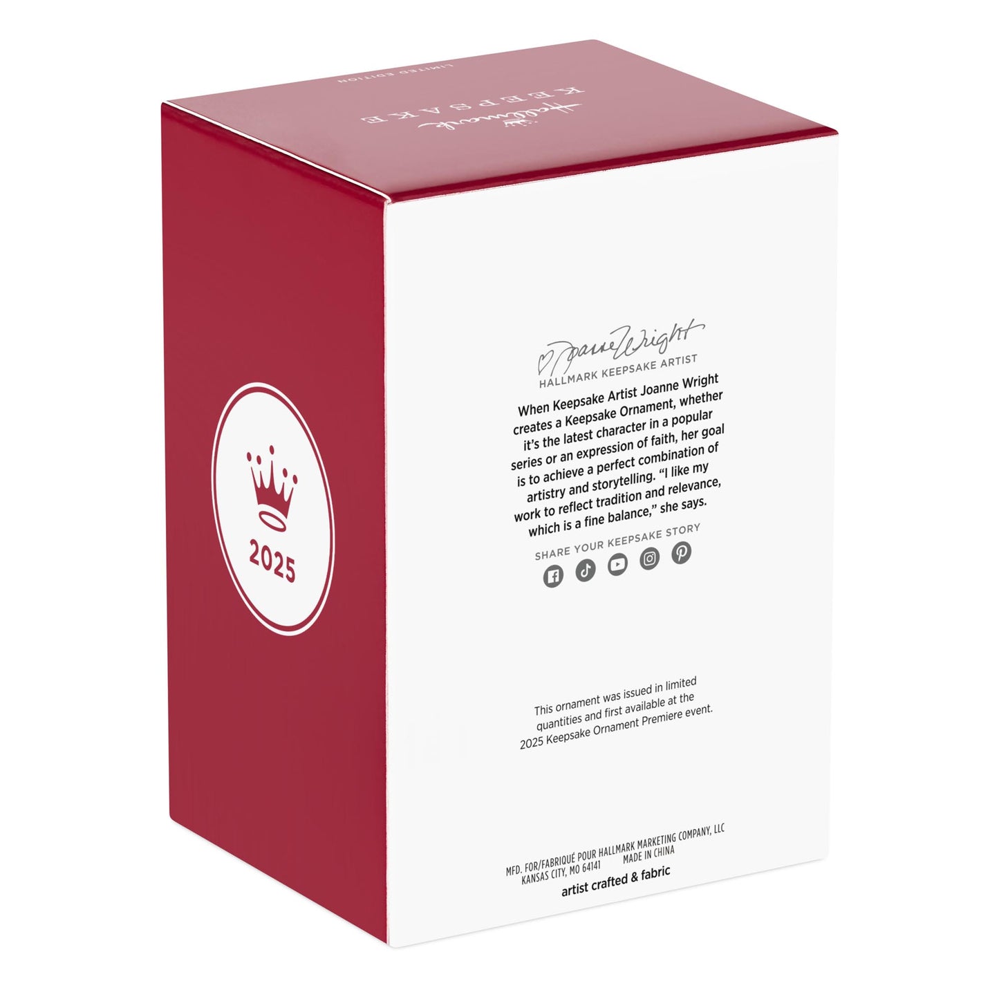 Father Christmas, Reindeer — 2025 Hallmark Keepsake Christmas Ornament