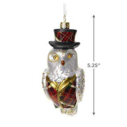 Dapper Owl — 2025 Hallmark Keepsake Christmas Ornament