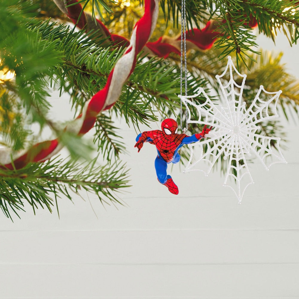 Marvel Spider—Man, Spidey Spins a Snowflake — Hallmark Keepsake Christmas Ornament