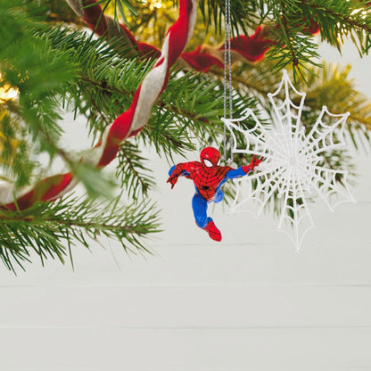 Marvel Spider—Man, Spidey Spins a Snowflake — Hallmark Keepsake Christmas Ornament