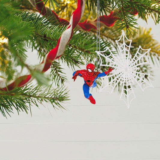 Marvel Spider—Man, Spidey Spins a Snowflake — Hallmark Keepsake Christmas Ornament