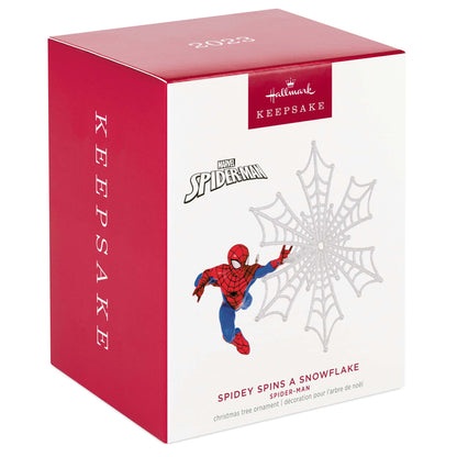 Marvel Spider—Man, Spidey Spins a Snowflake — Hallmark Keepsake Christmas Ornament