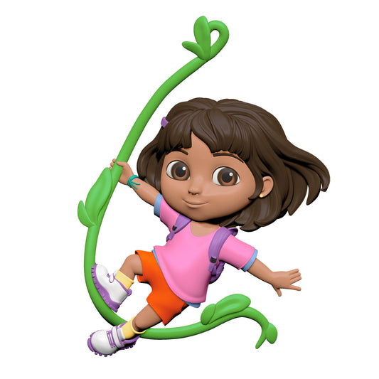Dora the Explorer, Dora Swinging Into Adventure — 2025 Hallmark Keepsake Christmas Ornament
