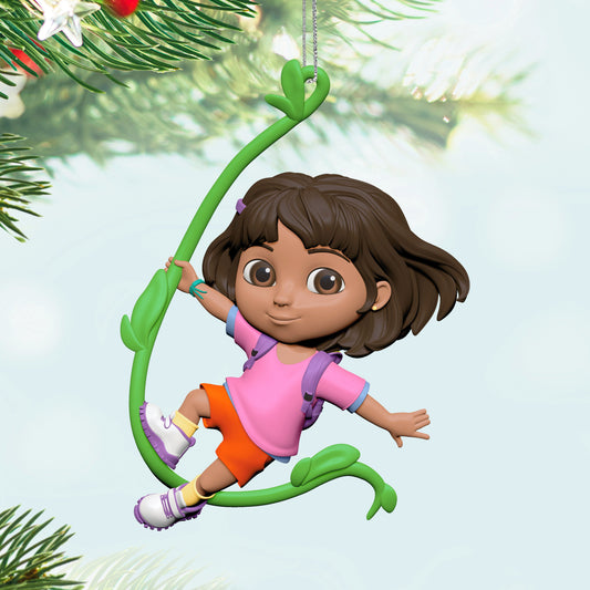 Dora the Explorer, Dora Swinging Into Adventure — 2025 Hallmark Keepsake Christmas Ornament