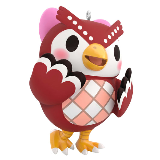 Nintendo Animal Crossing™ Celeste — Hallmark Keepsake Christmas Ornament, plastic, colourful, standing pose with cheerful expression