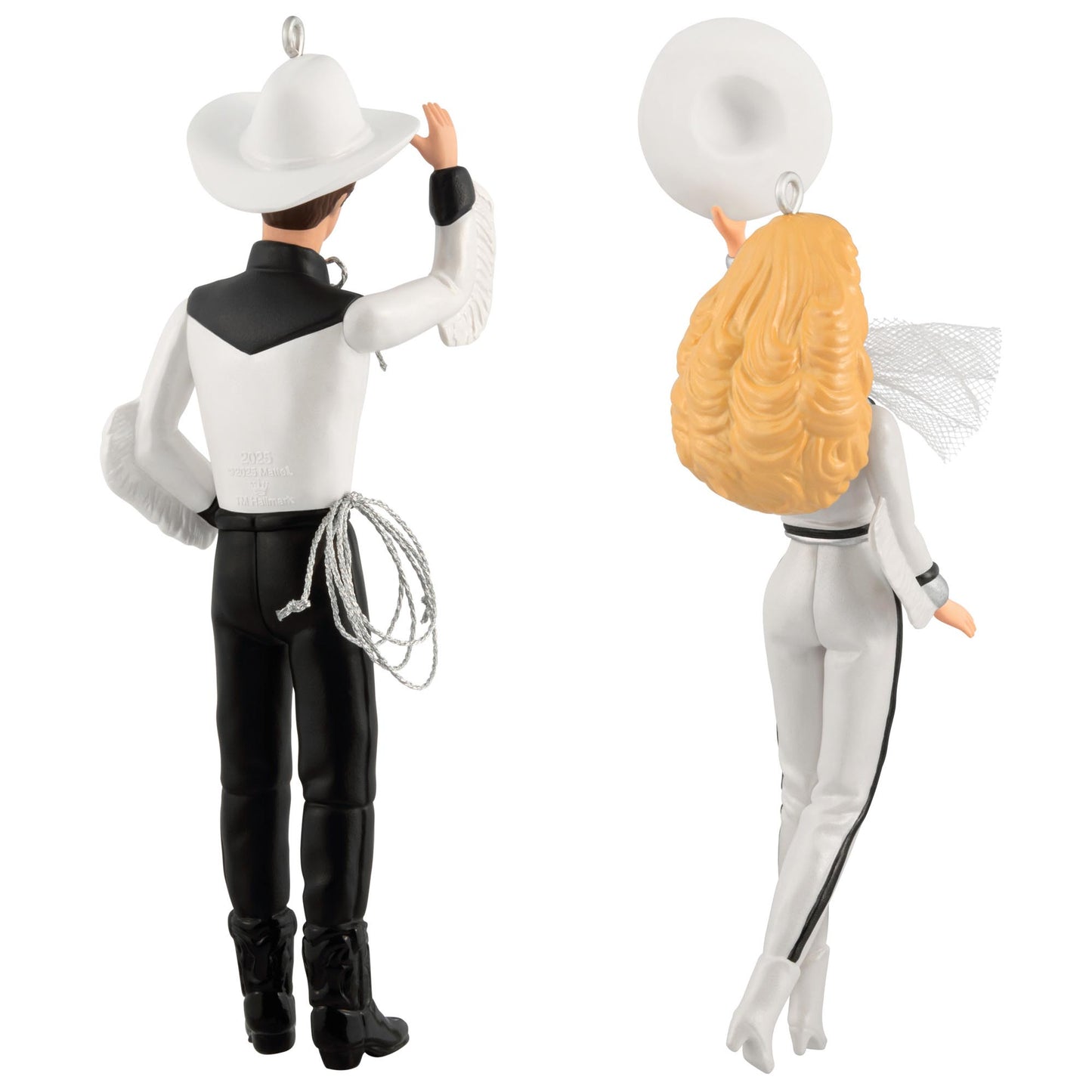 Barbie™ and Ken™ Western Stars, Set of 2 — 2025 Hallmark Keepsake Christmas Ornament